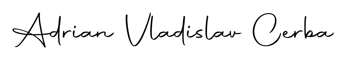 Transform the name Adrian Vladislav Cerba into a signature masterpiece using Autography-DOLnW font. Ideal for photographers, artists, and creators looking for watermarks. Adrian Vladislav Cerba signature style 10 images and pictures png