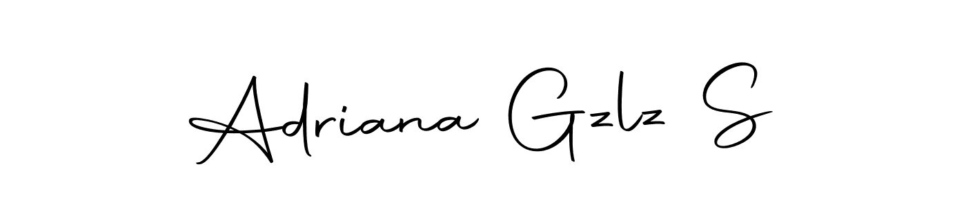 Make a beautiful signature design for name Adriana Gzlz S. Use this online signature maker to create a handwritten signature for free. Adriana Gzlz S signature style 10 images and pictures png