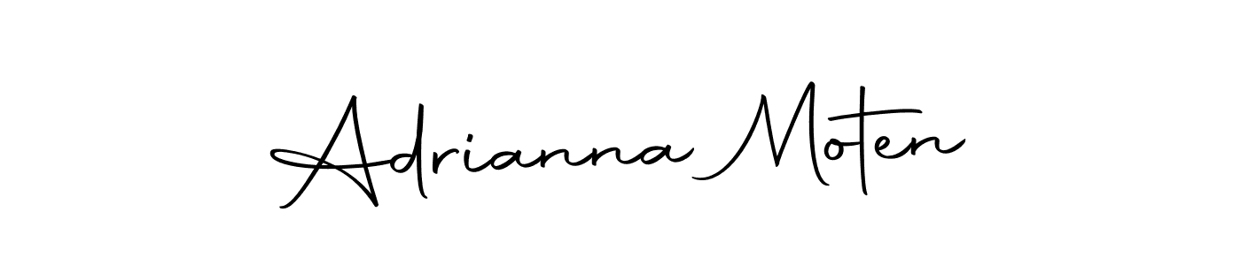 Design your own signature with our free online signature maker. With this signature software, you can create a handwritten (Autography-DOLnW) signature for name Adrianna Moten. Adrianna Moten signature style 10 images and pictures png