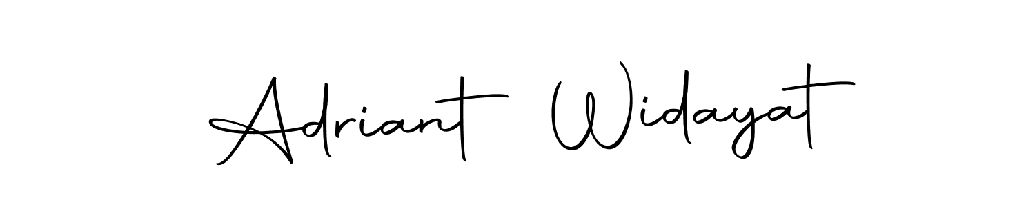You should practise on your own different ways (Autography-DOLnW) to write your name (Adriant Widayat) in signature. don't let someone else do it for you. Adriant Widayat signature style 10 images and pictures png