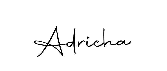 How to make Adricha name signature. Use Autography-DOLnW style for creating short signs online. This is the latest handwritten sign. Adricha signature style 10 images and pictures png