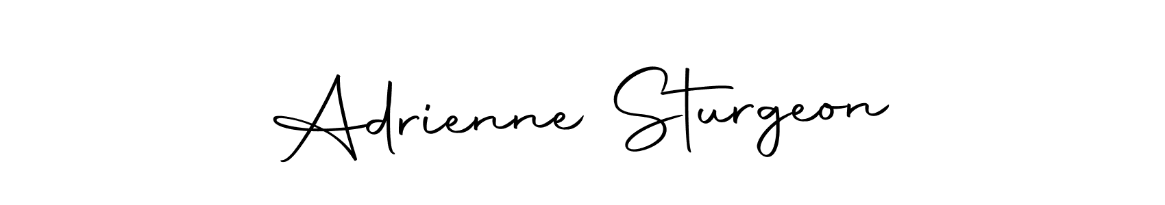 Make a beautiful signature design for name Adrienne Sturgeon. With this signature (Autography-DOLnW) style, you can create a handwritten signature for free. Adrienne Sturgeon signature style 10 images and pictures png
