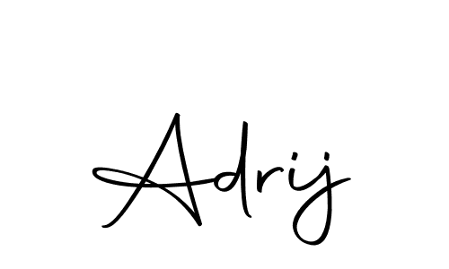 Adrij stylish signature style. Best Handwritten Sign (Autography-DOLnW) for my name. Handwritten Signature Collection Ideas for my name Adrij. Adrij signature style 10 images and pictures png