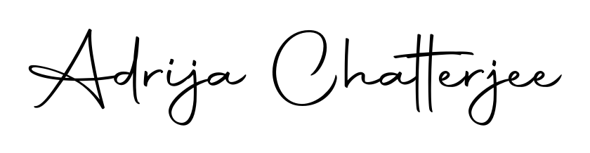 Design your own signature with our free online signature maker. With this signature software, you can create a handwritten (Autography-DOLnW) signature for name Adrija Chatterjee. Adrija Chatterjee signature style 10 images and pictures png