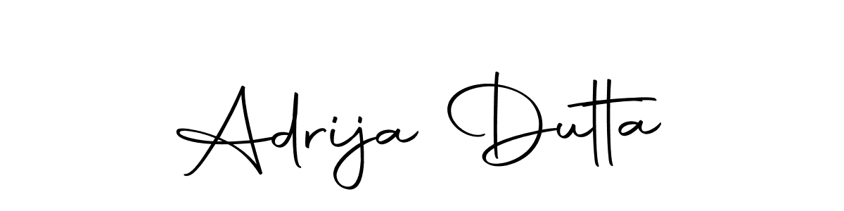 Make a beautiful signature design for name Adrija Dutta. With this signature (Autography-DOLnW) style, you can create a handwritten signature for free. Adrija Dutta signature style 10 images and pictures png