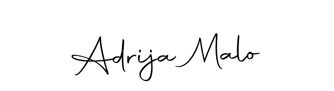 Create a beautiful signature design for name Adrija Malo. With this signature (Autography-DOLnW) fonts, you can make a handwritten signature for free. Adrija Malo signature style 10 images and pictures png