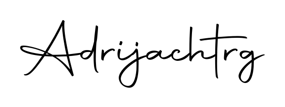 A dynamic signature style for Adrijachtrg using Autography-DOLnW script. Designed to look authentic, handwritten, and professional. Adrijachtrg signature style 10 images and pictures png