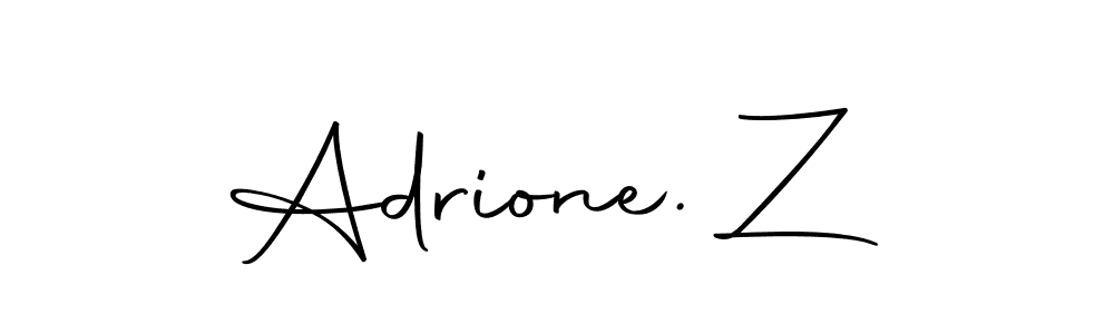 Make a beautiful signature design for name Adrione. Z. With this signature (Autography-DOLnW) style, you can create a handwritten signature for free. Adrione. Z signature style 10 images and pictures png