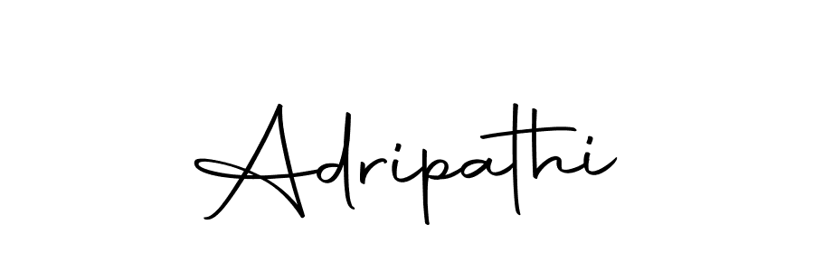 You should practise on your own different ways (Autography-DOLnW) to write your name (Adripathi) in signature. don't let someone else do it for you. Adripathi signature style 10 images and pictures png