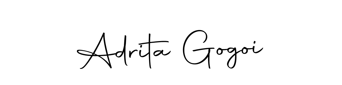 Create a beautiful signature design for name Adrita Gogoi. With this signature (Autography-DOLnW) fonts, you can make a handwritten signature for free. Adrita Gogoi signature style 10 images and pictures png