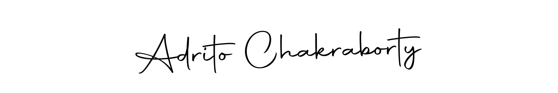 Use a signature maker to create a handwritten signature online. With this signature software, you can design (Autography-DOLnW) your own signature for name Adrito Chakraborty. Adrito Chakraborty signature style 10 images and pictures png