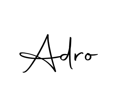 The best way (Autography-DOLnW) to make a short signature is to pick only two or three words in your name. The name Adro include a total of six letters. For converting this name. Adro signature style 10 images and pictures png