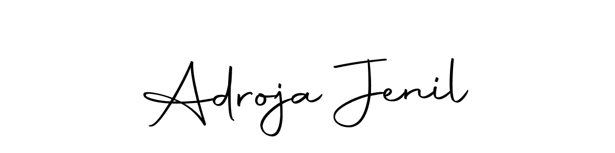 Use a signature maker to create a handwritten signature online. With this signature software, you can design (Autography-DOLnW) your own signature for name Adroja Jenil. Adroja Jenil signature style 10 images and pictures png