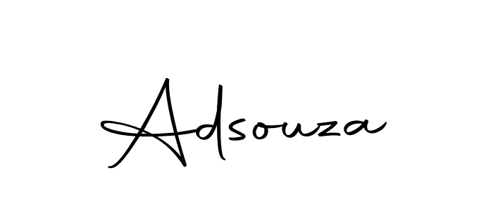 Make a beautiful signature design for name Adsouza. With this signature (Autography-DOLnW) style, you can create a handwritten signature for free. Adsouza signature style 10 images and pictures png