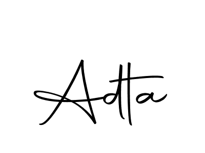 Best and Professional Signature Style for Adta. Autography-DOLnW Best Signature Style Collection. Adta signature style 10 images and pictures png