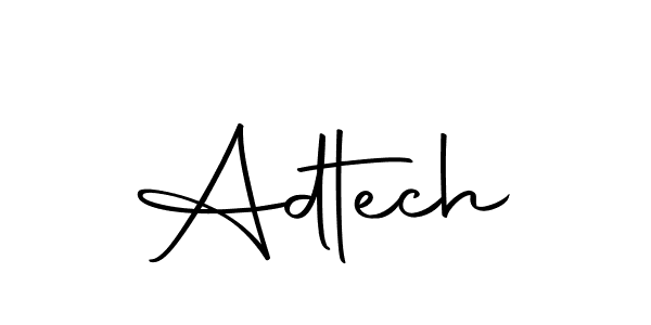 This is the best signature style for the Adtech name. Also you like these signature font (Autography-DOLnW). Mix name signature. Adtech signature style 10 images and pictures png