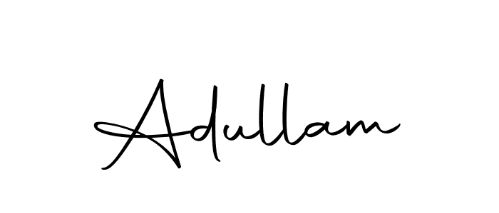 How to make Adullam name signature. Use Autography-DOLnW style for creating short signs online. This is the latest handwritten sign. Adullam signature style 10 images and pictures png