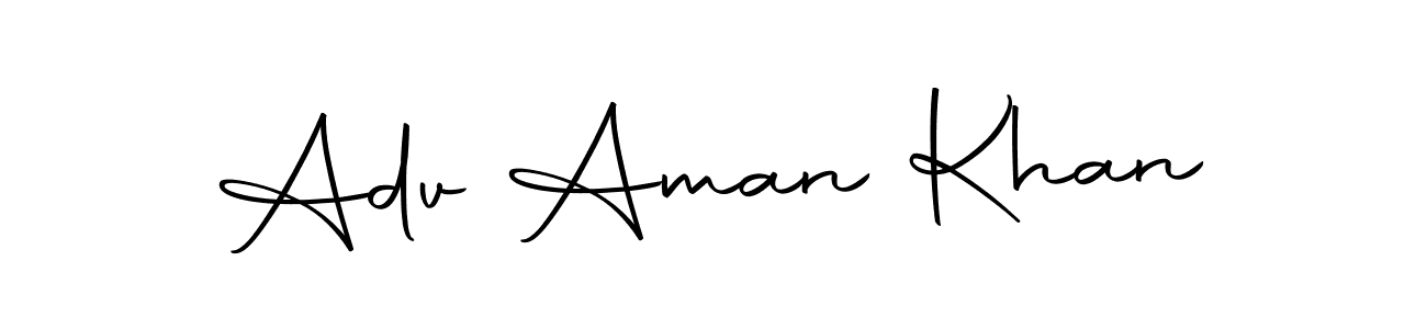 The best way (Autography-DOLnW) to make a short signature is to pick only two or three words in your name. The name Adv Aman Khan include a total of six letters. For converting this name. Adv Aman Khan signature style 10 images and pictures png