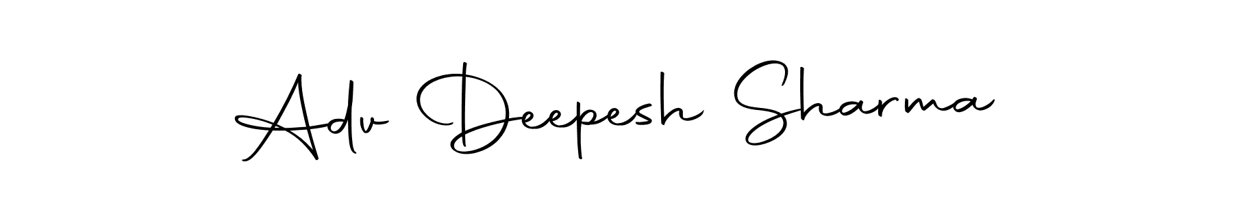 Here are the top 10 professional signature styles for the name Adv Deepesh Sharma. These are the best autograph styles you can use for your name. Adv Deepesh Sharma signature style 10 images and pictures png