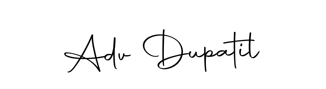 Similarly Autography-DOLnW is the best handwritten signature design. Signature creator online .You can use it as an online autograph creator for name Adv Dupatil. Adv Dupatil signature style 10 images and pictures png