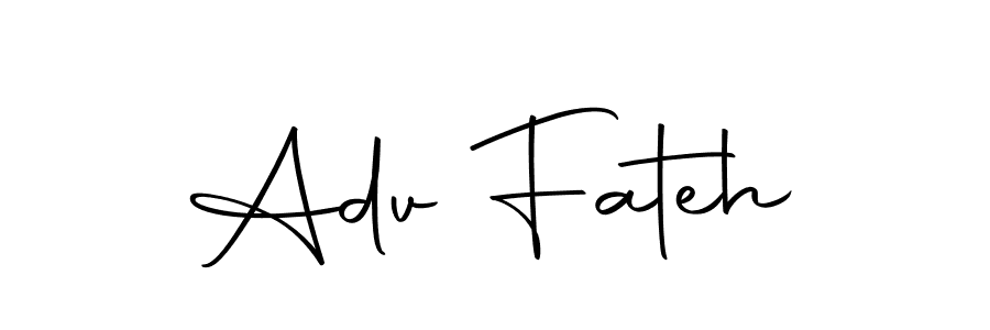 Use a signature maker to create a handwritten signature online. With this signature software, you can design (Autography-DOLnW) your own signature for name Adv Fateh. Adv Fateh signature style 10 images and pictures png