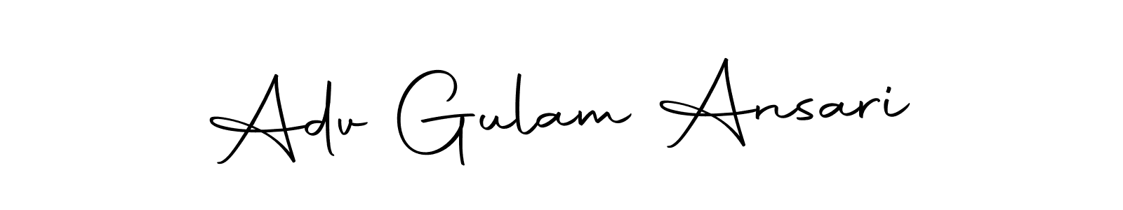 How to Draw Adv Gulam Ansari signature style? Autography-DOLnW is a latest design signature styles for name Adv Gulam Ansari. Adv Gulam Ansari signature style 10 images and pictures png