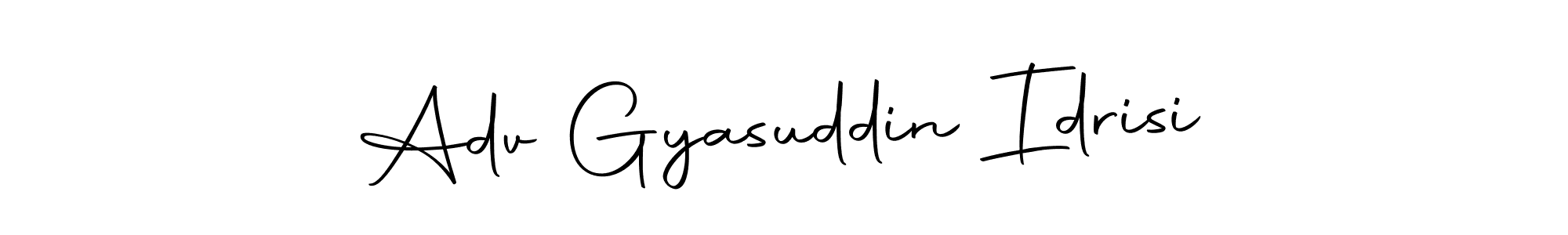 Make a short Adv Gyasuddin Idrisi signature style. Manage your documents anywhere anytime using Autography-DOLnW. Create and add eSignatures, submit forms, share and send files easily. Adv Gyasuddin Idrisi signature style 10 images and pictures png