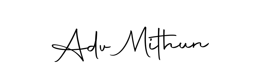 if you are searching for the best signature style for your name Adv Mithun. so please give up your signature search. here we have designed multiple signature styles  using Autography-DOLnW. Adv Mithun signature style 10 images and pictures png