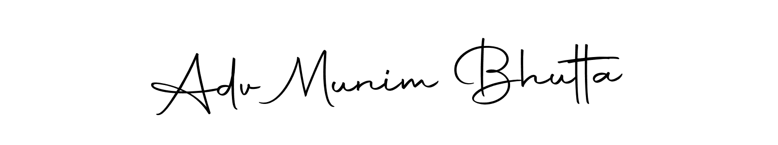 You can use this online signature creator to create a handwritten signature for the name Adv Munim Bhutta. This is the best online autograph maker. Adv Munim Bhutta signature style 10 images and pictures png