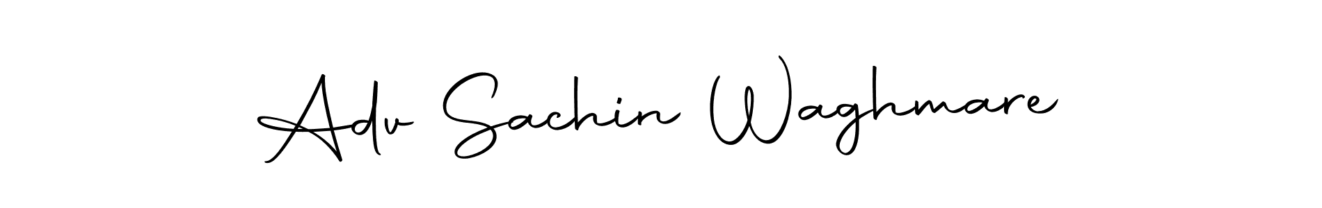 Make a beautiful signature design for name Adv Sachin Waghmare. Use this online signature maker to create a handwritten signature for free. Adv Sachin Waghmare signature style 10 images and pictures png