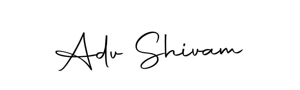 Similarly Autography-DOLnW is the best handwritten signature design. Signature creator online .You can use it as an online autograph creator for name Adv Shivam. Adv Shivam signature style 10 images and pictures png