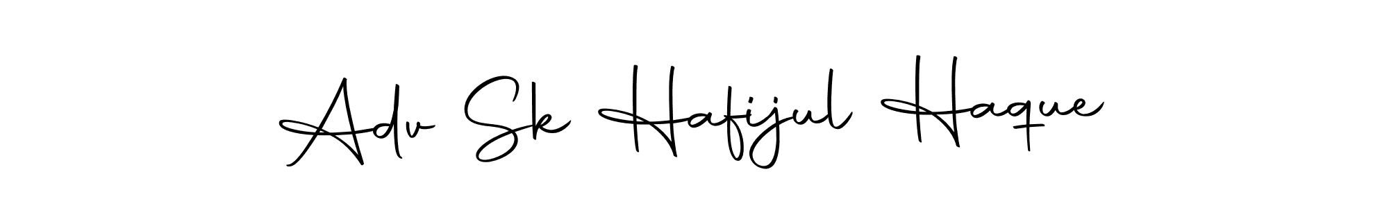 How to make Adv Sk Hafijul Haque name signature. Use Autography-DOLnW style for creating short signs online. This is the latest handwritten sign. Adv Sk Hafijul Haque signature style 10 images and pictures png