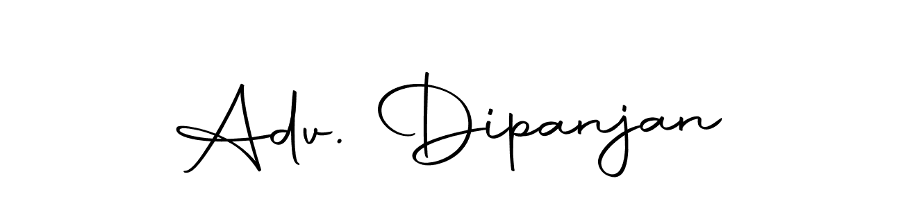 How to make Adv. Dipanjan name signature. Use Autography-DOLnW style for creating short signs online. This is the latest handwritten sign. Adv. Dipanjan signature style 10 images and pictures png