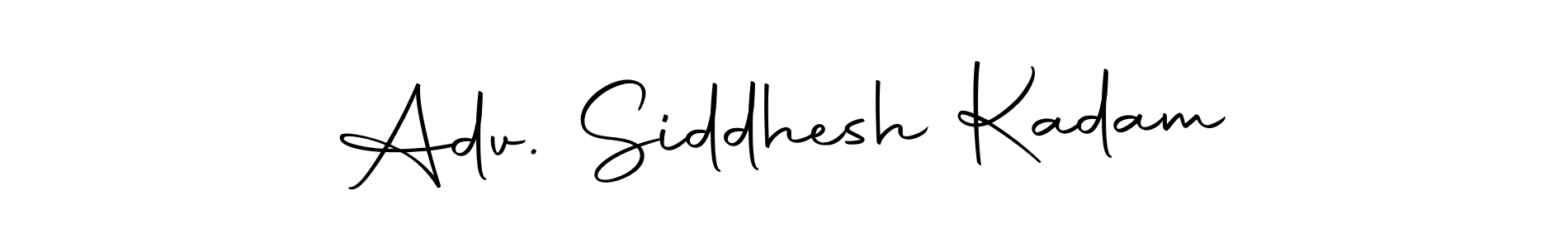 Make a beautiful signature design for name Adv. Siddhesh Kadam. Use this online signature maker to create a handwritten signature for free. Adv. Siddhesh Kadam signature style 10 images and pictures png