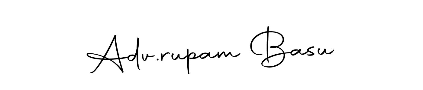 Design your own signature with our free online signature maker. With this signature software, you can create a handwritten (Autography-DOLnW) signature for name Adv.rupam Basu. Adv.rupam Basu signature style 10 images and pictures png