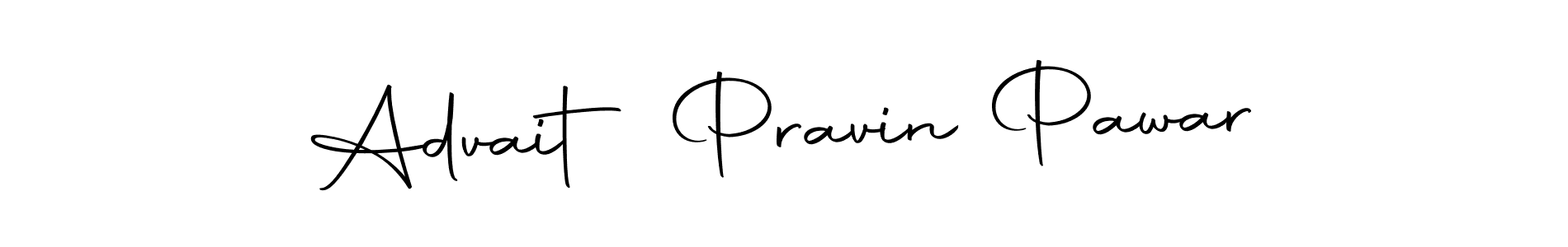 How to make Advait Pravin Pawar signature? Autography-DOLnW is a professional autograph style. Create handwritten signature for Advait Pravin Pawar name. Advait Pravin Pawar signature style 10 images and pictures png