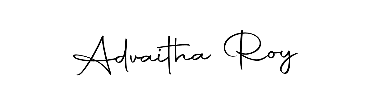 You should practise on your own different ways (Autography-DOLnW) to write your name (Advaitha Roy) in signature. don't let someone else do it for you. Advaitha Roy signature style 10 images and pictures png