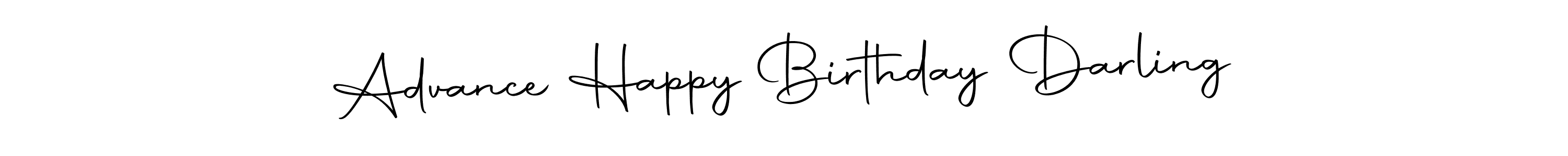 See photos of Advance Happy Birthday Darling official signature by Spectra . Check more albums & portfolios. Read reviews & check more about Autography-DOLnW font. Advance Happy Birthday Darling signature style 10 images and pictures png