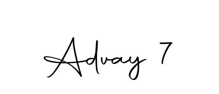 How to make Advay 7 name signature. Use Autography-DOLnW style for creating short signs online. This is the latest handwritten sign. Advay 7 signature style 10 images and pictures png