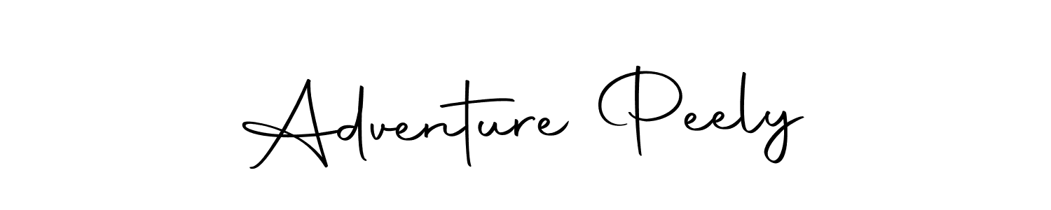 Use a signature maker to create a handwritten signature online. With this signature software, you can design (Autography-DOLnW) your own signature for name Adventure Peely. Adventure Peely signature style 10 images and pictures png