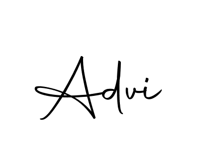 You should practise on your own different ways (Autography-DOLnW) to write your name (Advi) in signature. don't let someone else do it for you. Advi signature style 10 images and pictures png