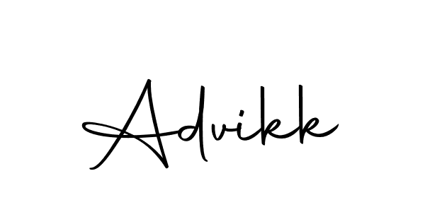 Make a beautiful signature design for name Advikk. Use this online signature maker to create a handwritten signature for free. Advikk signature style 10 images and pictures png