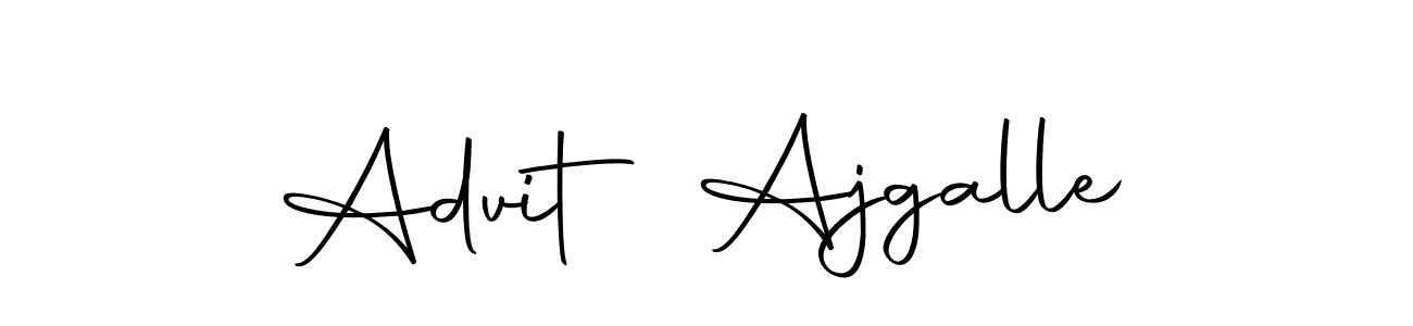 Use a signature maker to create a handwritten signature online. With this signature software, you can design (Autography-DOLnW) your own signature for name Advit Ajgalle. Advit Ajgalle signature style 10 images and pictures png
