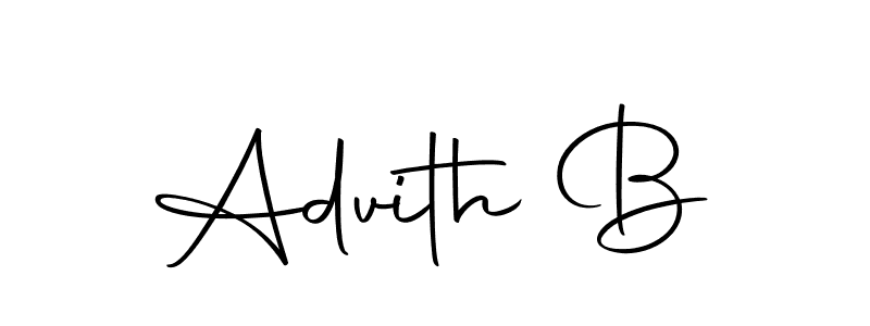 Also we have Advith B name is the best signature style. Create professional handwritten signature collection using Autography-DOLnW autograph style. Advith B signature style 10 images and pictures png