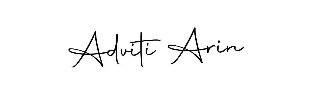 You can use this online signature creator to create a handwritten signature for the name Adviti Arin. This is the best online autograph maker. Adviti Arin signature style 10 images and pictures png