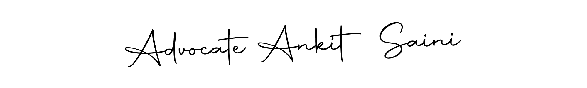 The best way (Autography-DOLnW) to make a short signature is to pick only two or three words in your name. The name Advocate Ankit Saini include a total of six letters. For converting this name. Advocate Ankit Saini signature style 10 images and pictures png