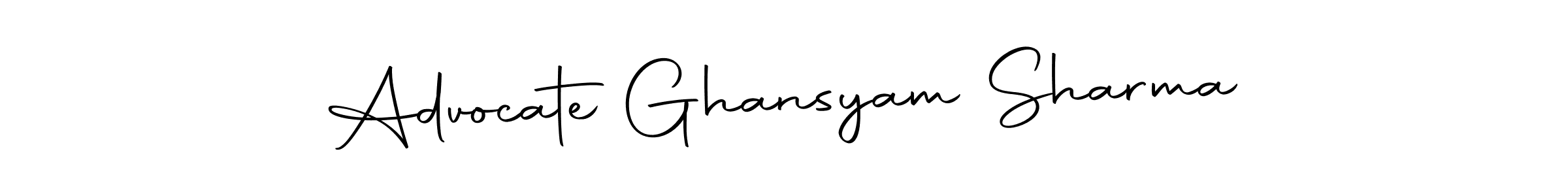 You can use this online signature creator to create a handwritten signature for the name Advocate Ghansyam Sharma. This is the best online autograph maker. Advocate Ghansyam Sharma signature style 10 images and pictures png
