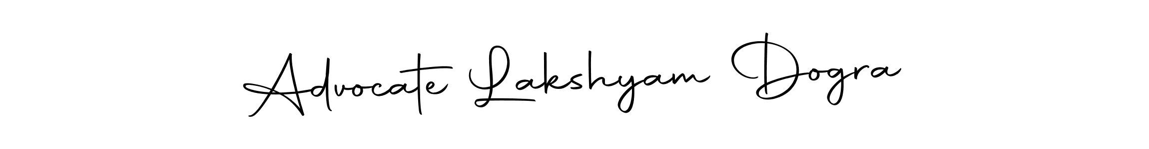 Make a beautiful signature design for name Advocate Lakshyam Dogra. With this signature (Autography-DOLnW) style, you can create a handwritten signature for free. Advocate Lakshyam Dogra signature style 10 images and pictures png