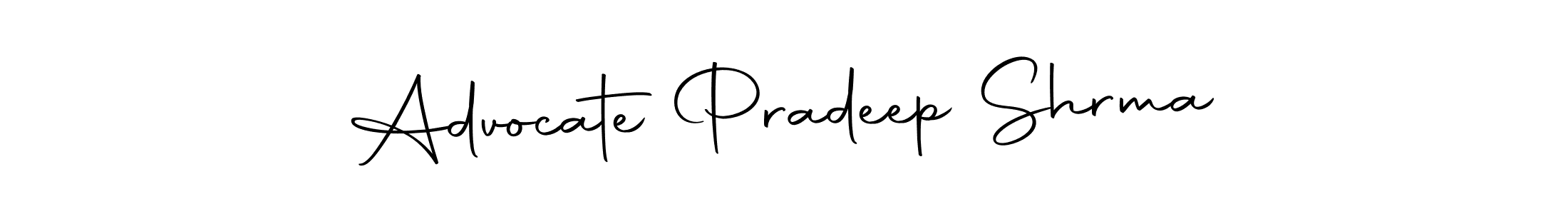 Make a short Advocate Pradeep Shrma signature style. Manage your documents anywhere anytime using Autography-DOLnW. Create and add eSignatures, submit forms, share and send files easily. Advocate Pradeep Shrma signature style 10 images and pictures png