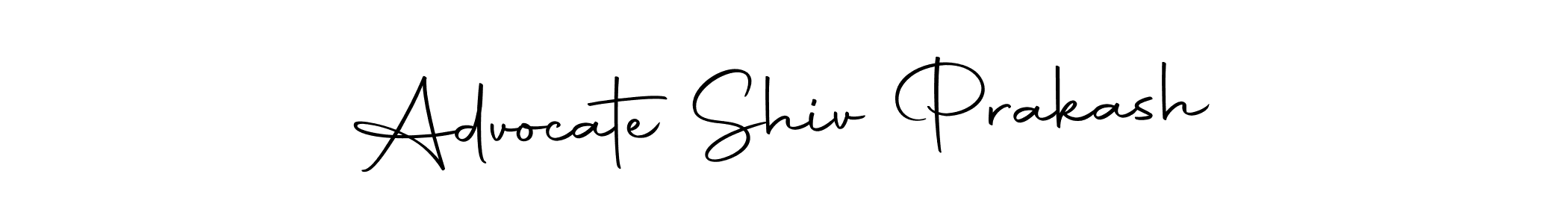 Make a beautiful signature design for name Advocate Shiv Prakash. Use this online signature maker to create a handwritten signature for free. Advocate Shiv Prakash signature style 10 images and pictures png